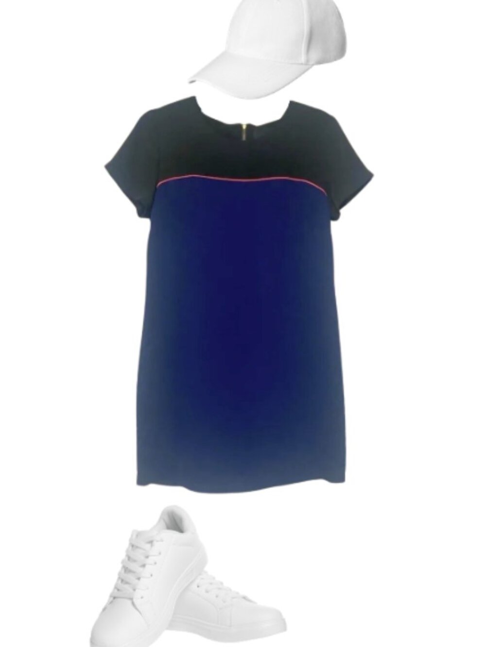 Cynthia Rowley LIKE NEW color block shift dress size 2